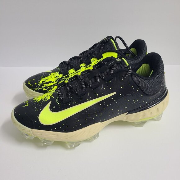 NEW Nike Alpha Huarache Elite 4 Low MCS Baseball Cleats FV6096-001 Size 10 Black main image 5